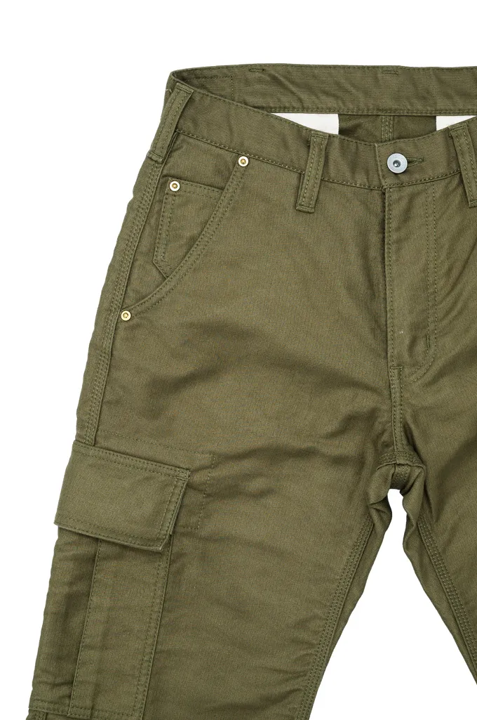 Iron Heart Whipcord Pants - IH-738-GRN - Army Green Cargo