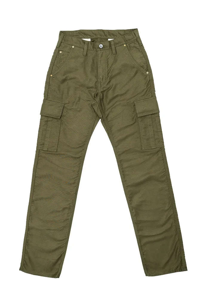 Iron Heart Whipcord Pants - IH-738-GRN - Army Green Cargo