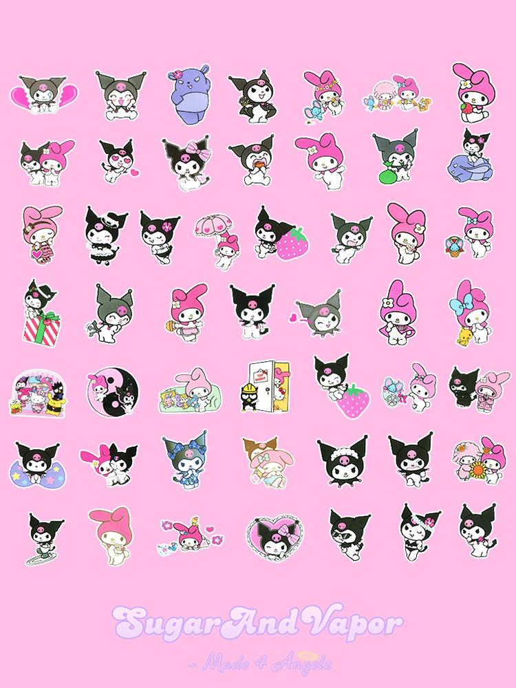 Kawaii Sweet Devil Waterproof Stickers Pack