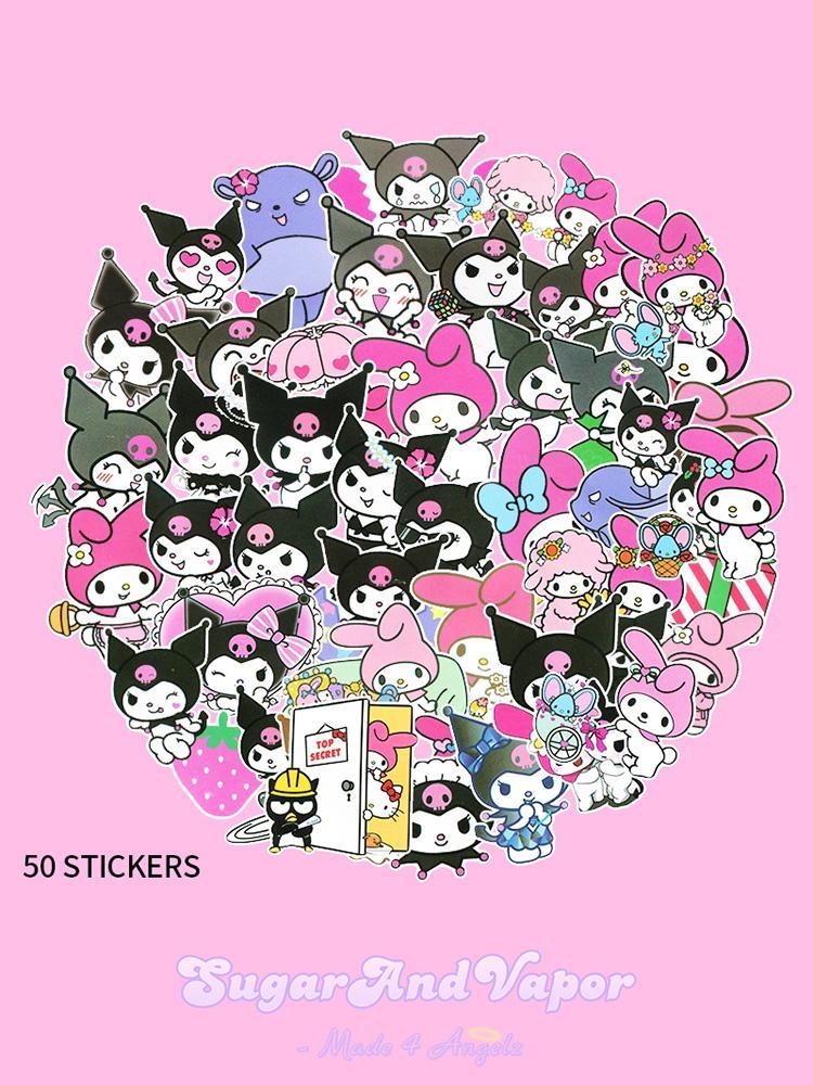 Kawaii Sweet Devil Waterproof Stickers Pack