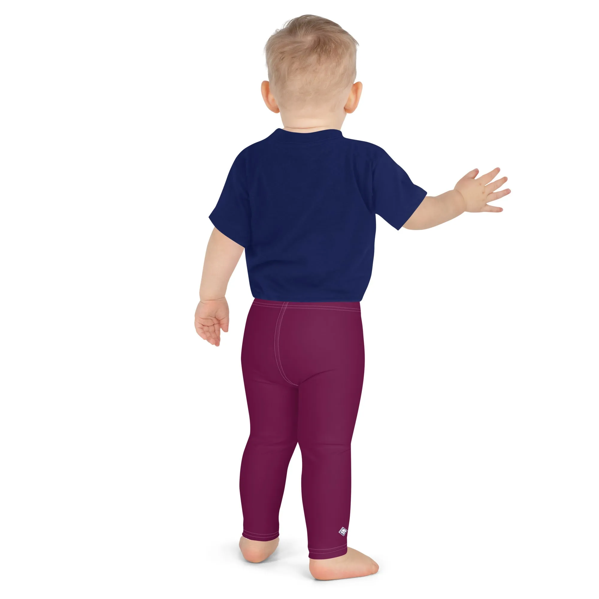 Kid's Boys Jiu-Jitsu Athletic Leggings 013 - Tyrian Purple