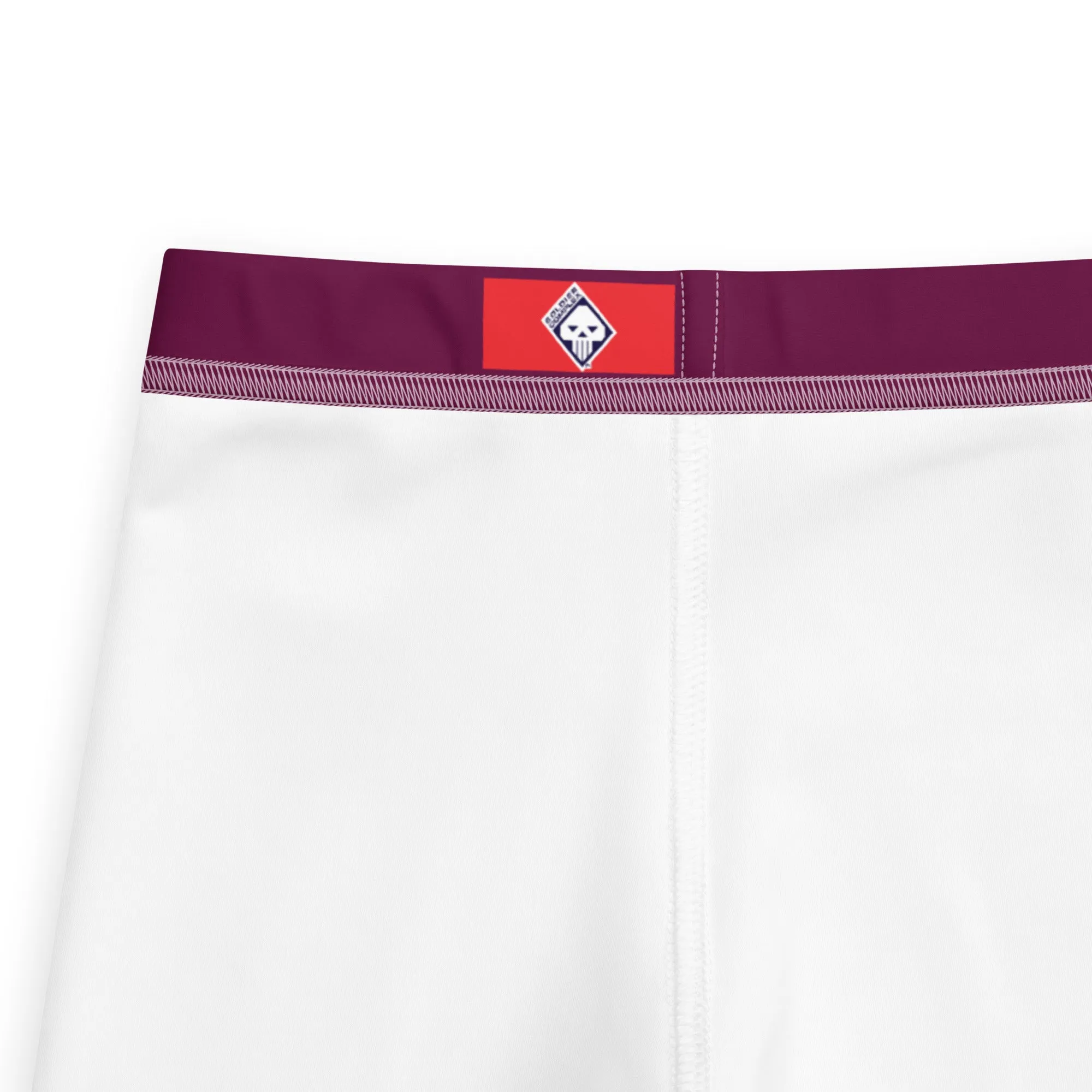 Kid's Boys Jiu-Jitsu Athletic Leggings 013 - Tyrian Purple