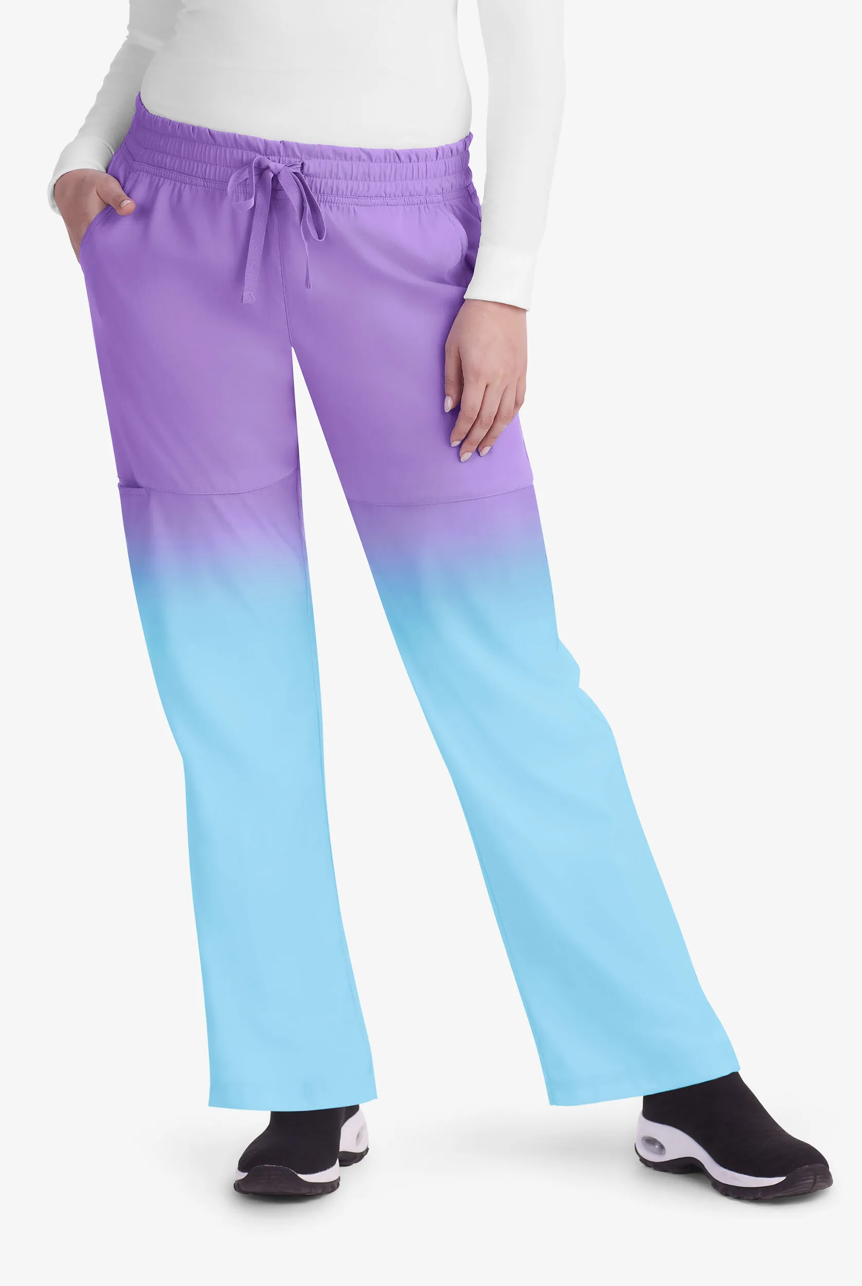 koi Lite™ Descent Women's 8-Pocket STRETCH Ombre Cargo Scrub Pants