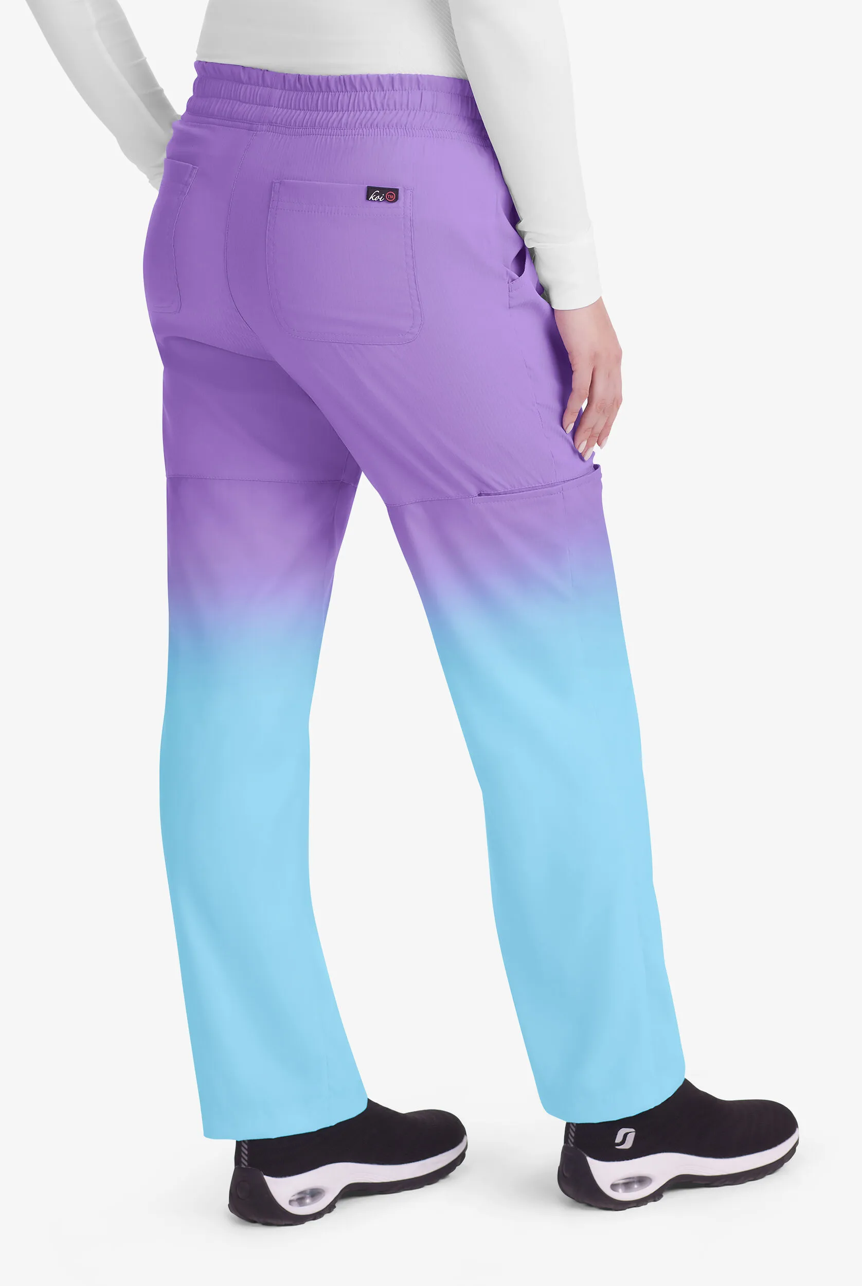 koi Lite™ Descent Women's 8-Pocket STRETCH Ombre Cargo Scrub Pants