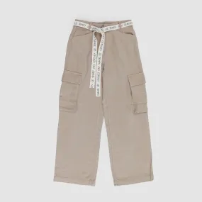 Le Temps Des Cerises Long Cargo Style Pants For Girls