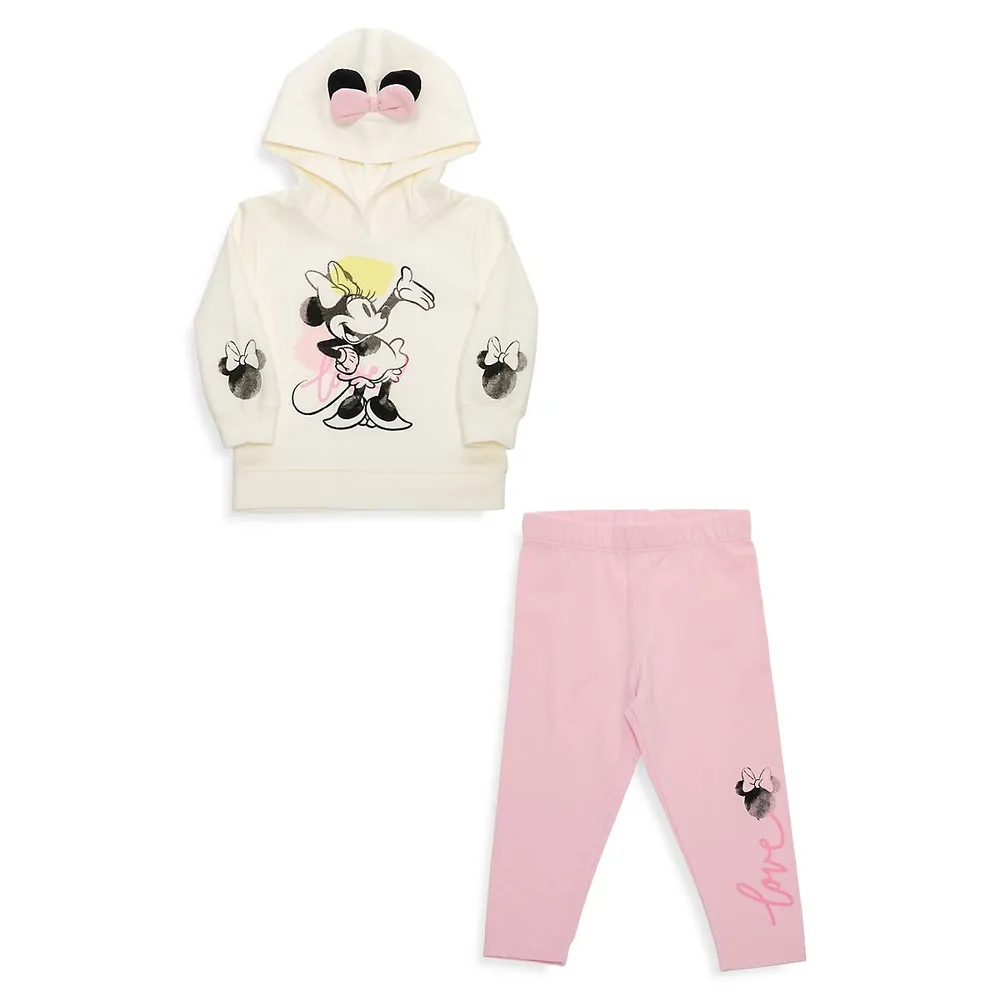 Mad Engine Baby's Disney Love Mouse Hoodie & Pants 2-Piece Set