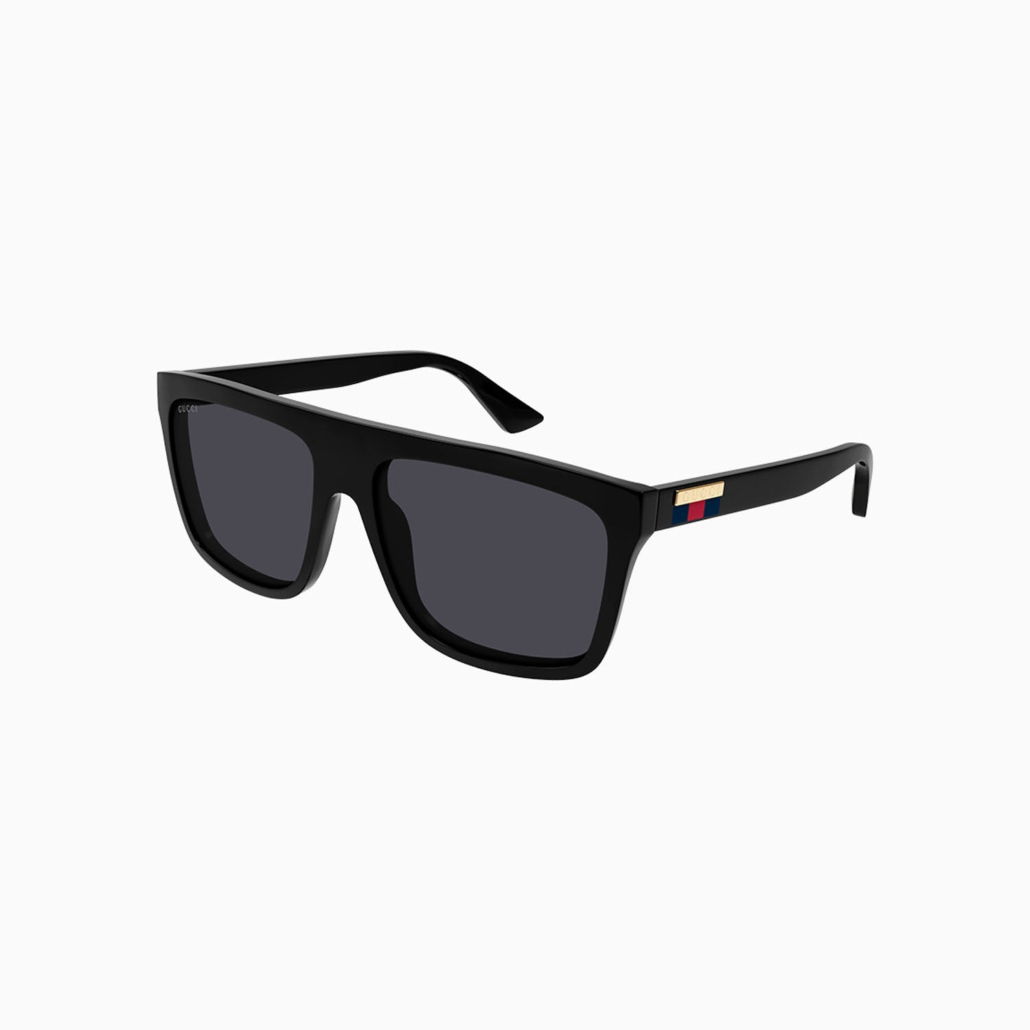 Men's Gucci Logo Black Sunglasses