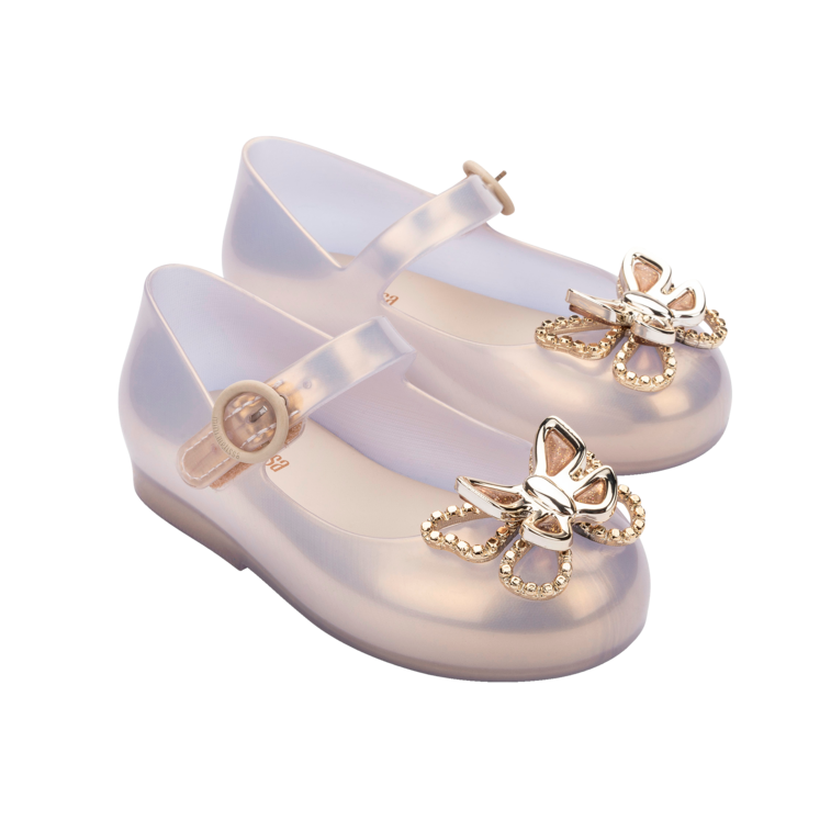 Mini Melissa Mini Sweet Love Fly - Pearly / Gold