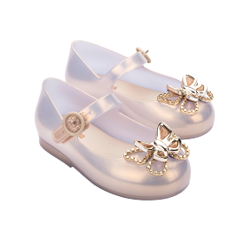 Mini Melissa Mini Sweet Love Fly - Pearly / Gold