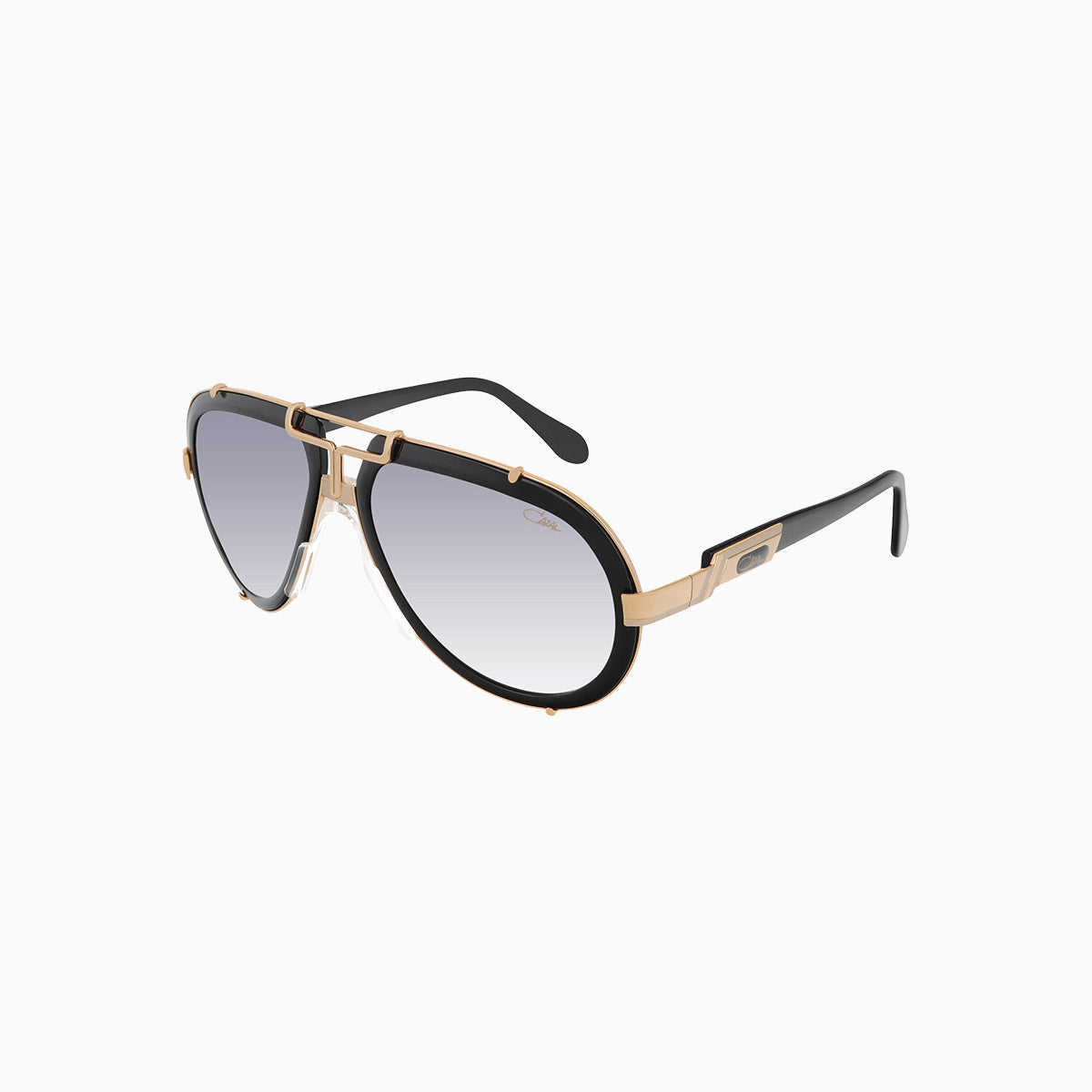 Mod 642 Cazal Black Gold Sunglasses