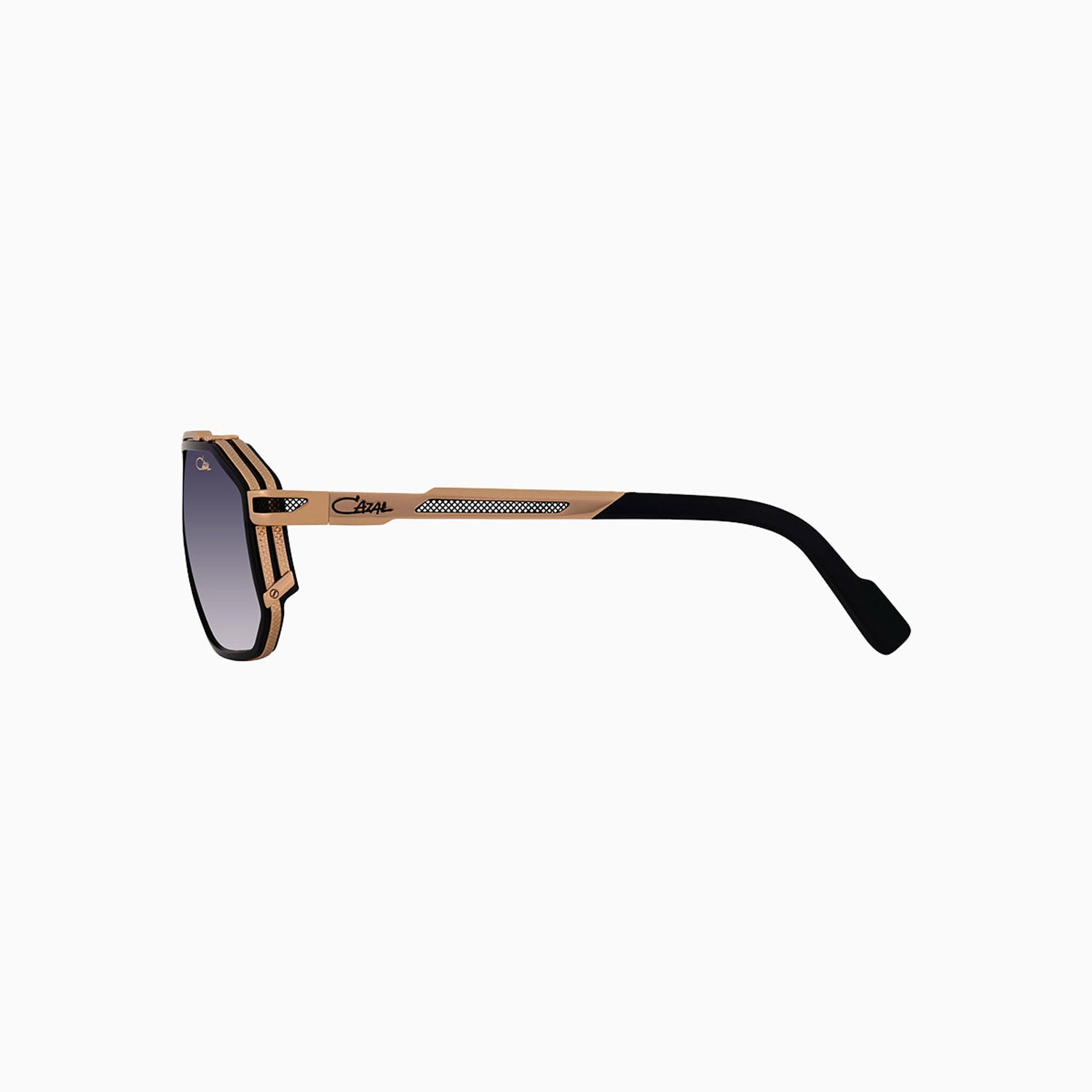 Mod 683 Cazal Black Gold Sunglasses