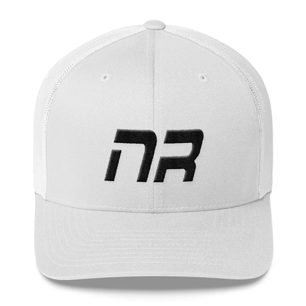 Native Realm - Mesh Back Trucker Cap - Black Embroidery - NR - Many Hat Color Options Available