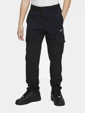 Nike Outdoor Play Big Kids Woven Cargo Pants - Black