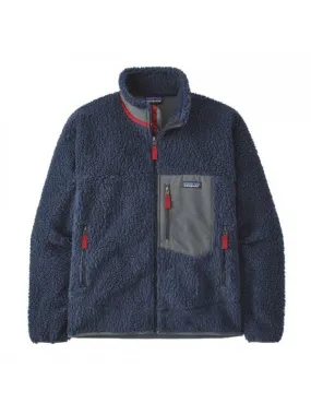 Patagonia Mens Classic Retro-X Fleece Jacket : New Navy w/Wax Red