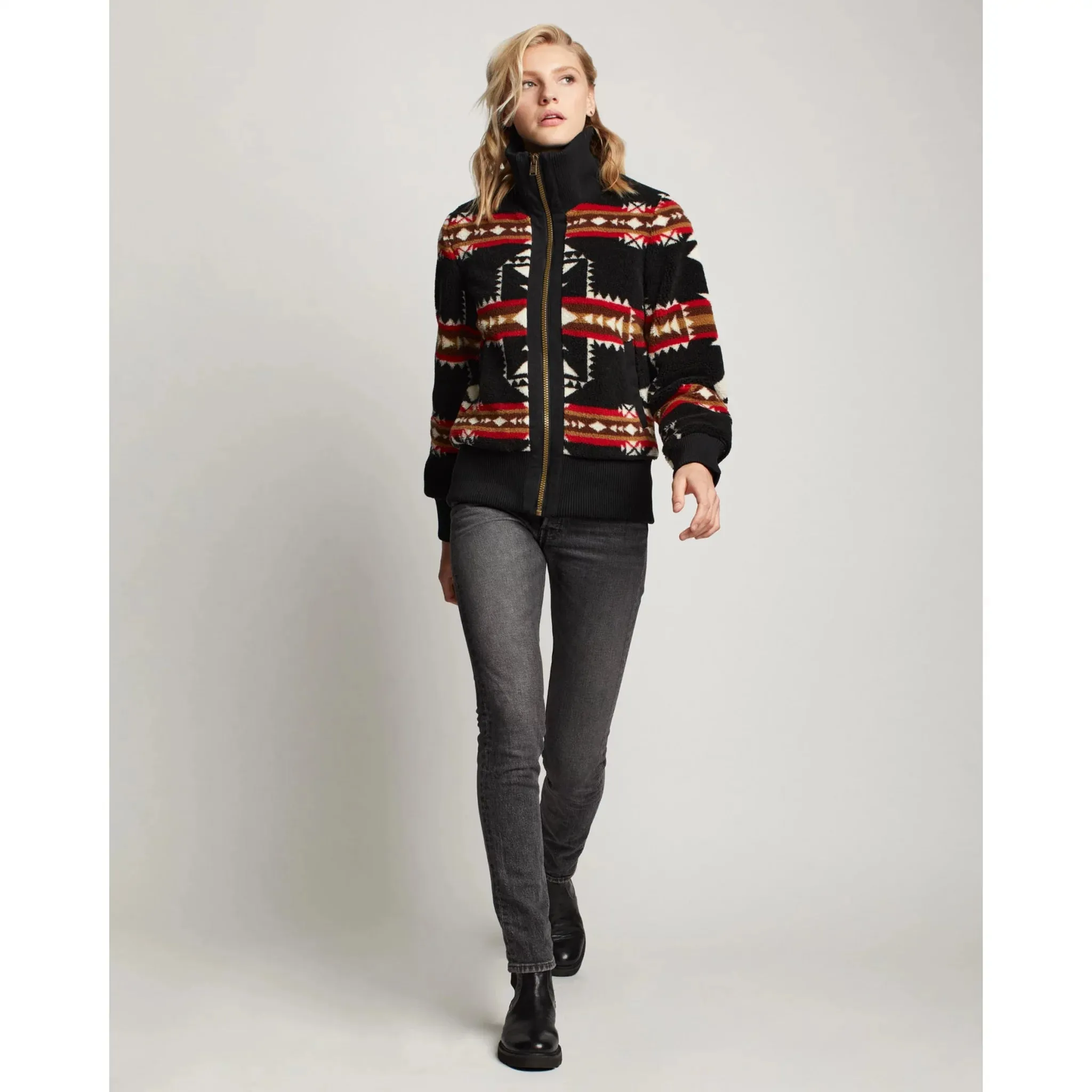 Pendleton Women's Foxglove Fleece Bomber Jacket