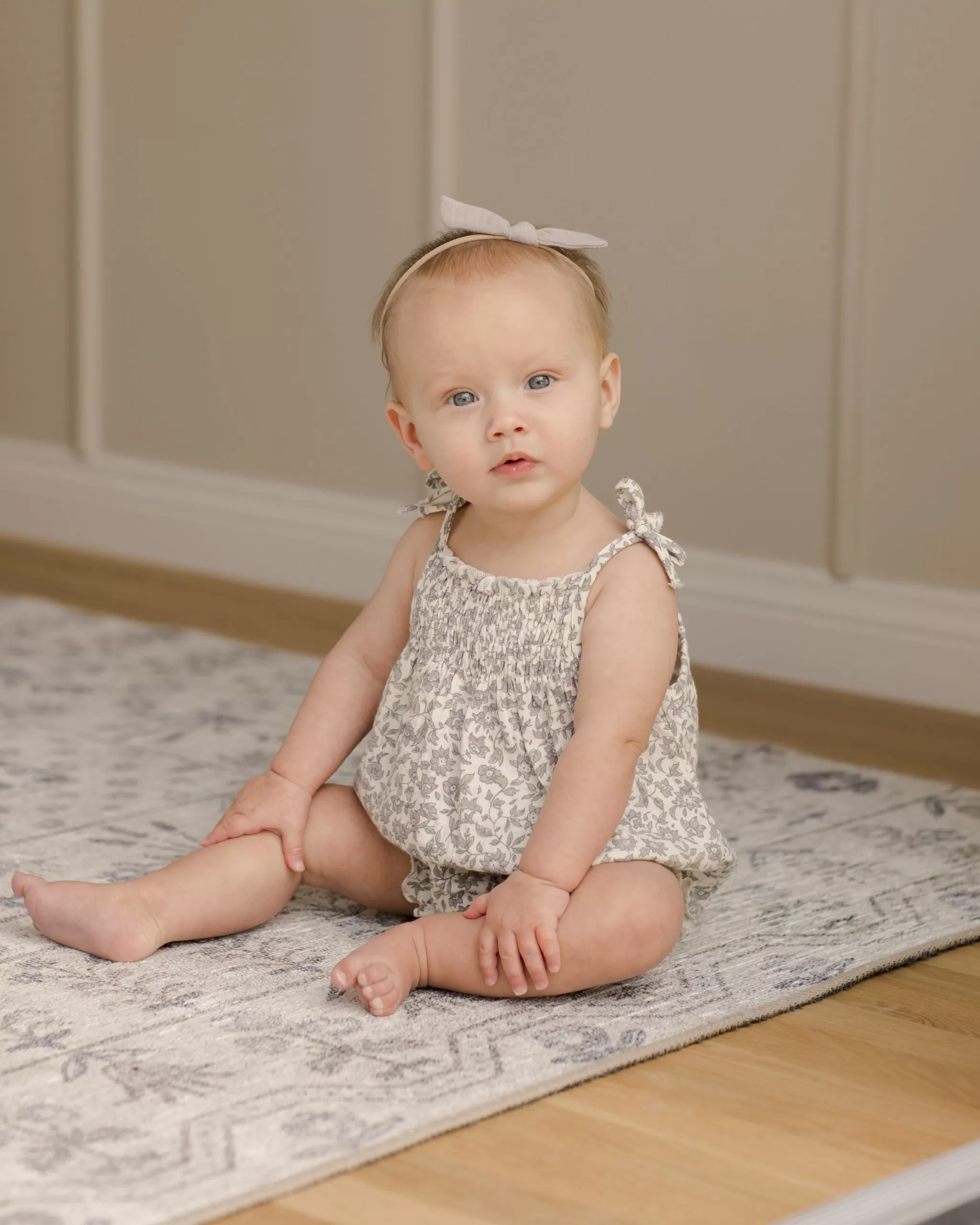 Quincy Mae Betty Romper - French Garden