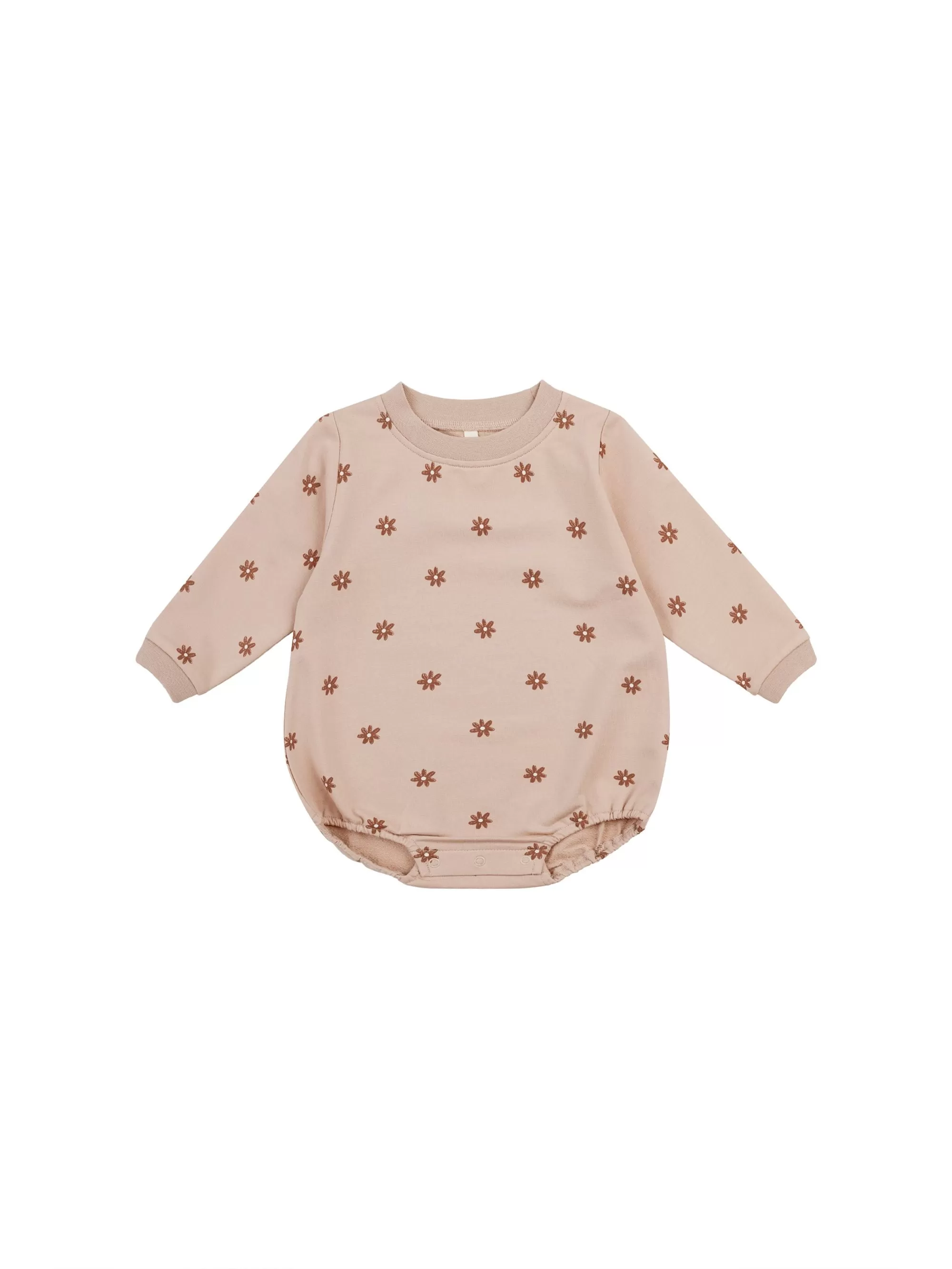 Quincy Mae - Daisies Crewneck Bubble Romper