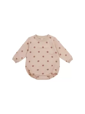 Quincy Mae - Daisies Crewneck Bubble Romper