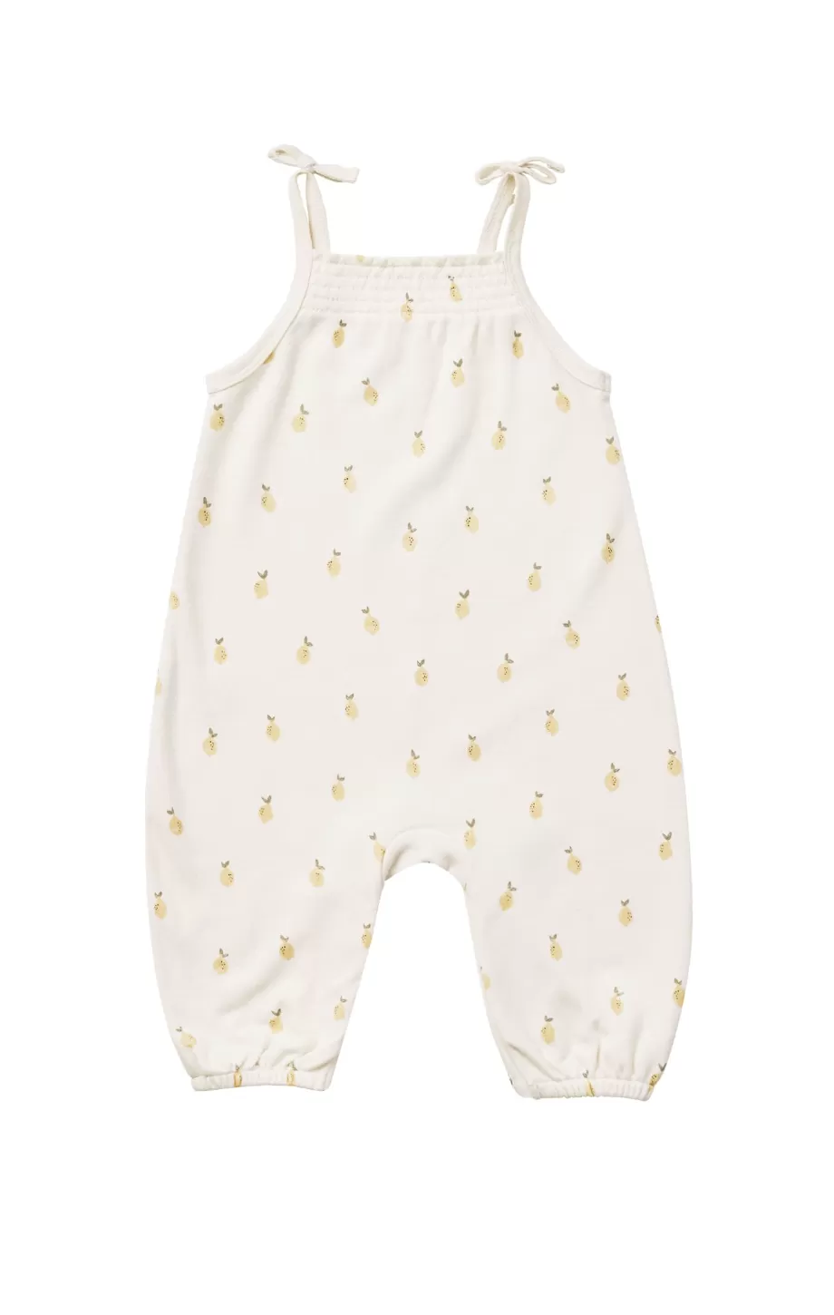 Quincy Mae - Lemon Smocked Jumpsuit