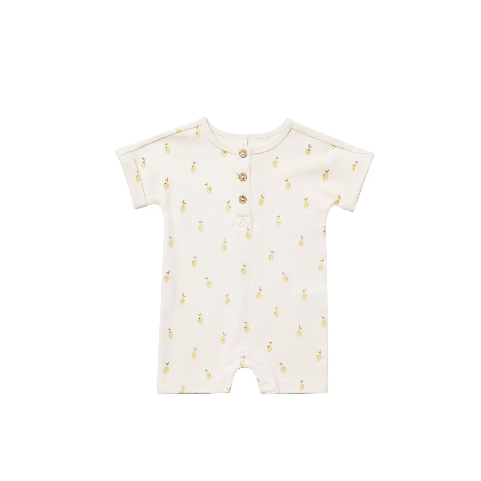 Quincy Mae Short Sleeve One Piece - Lemons