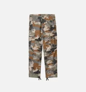 Regular Cargo Mens Pant - Green/Beige