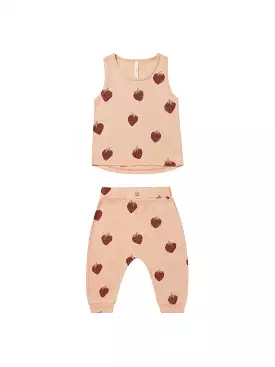 Rylee & Cru - Strawberries Tank + Slouch Pant Set