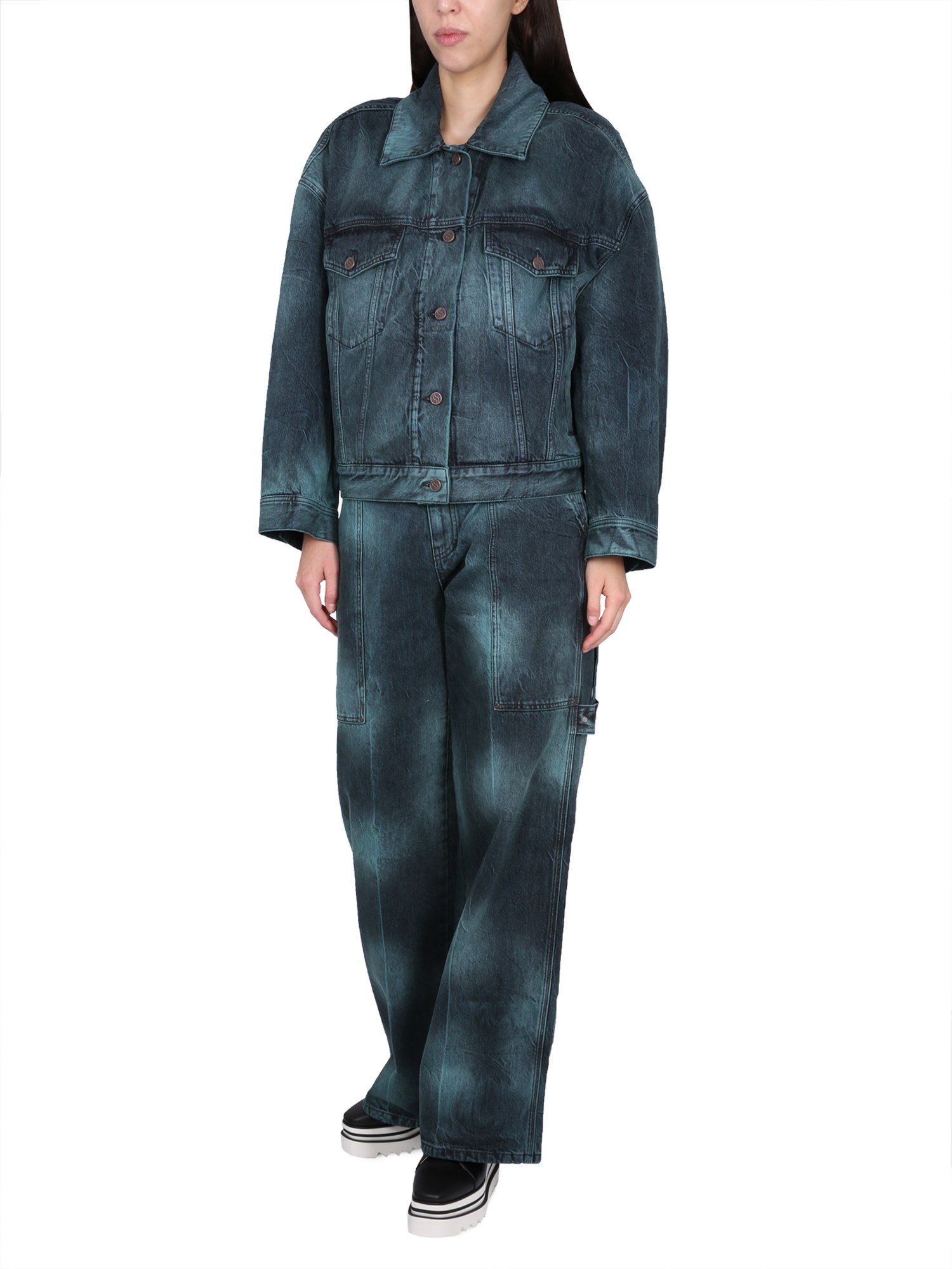 STELLA McCARTNEY    WORKWEAR JEANS TIE DYE