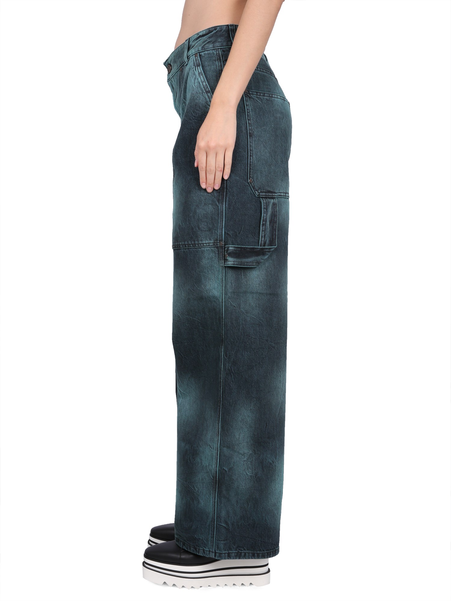 STELLA McCARTNEY    WORKWEAR JEANS TIE DYE