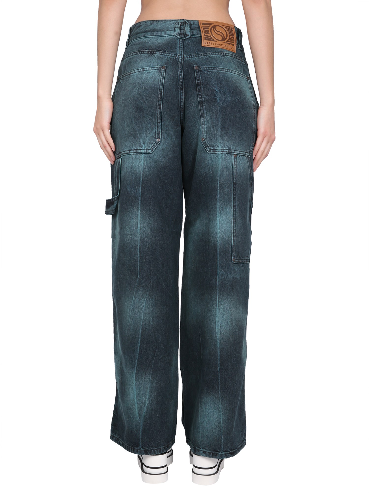 STELLA McCARTNEY    WORKWEAR JEANS TIE DYE