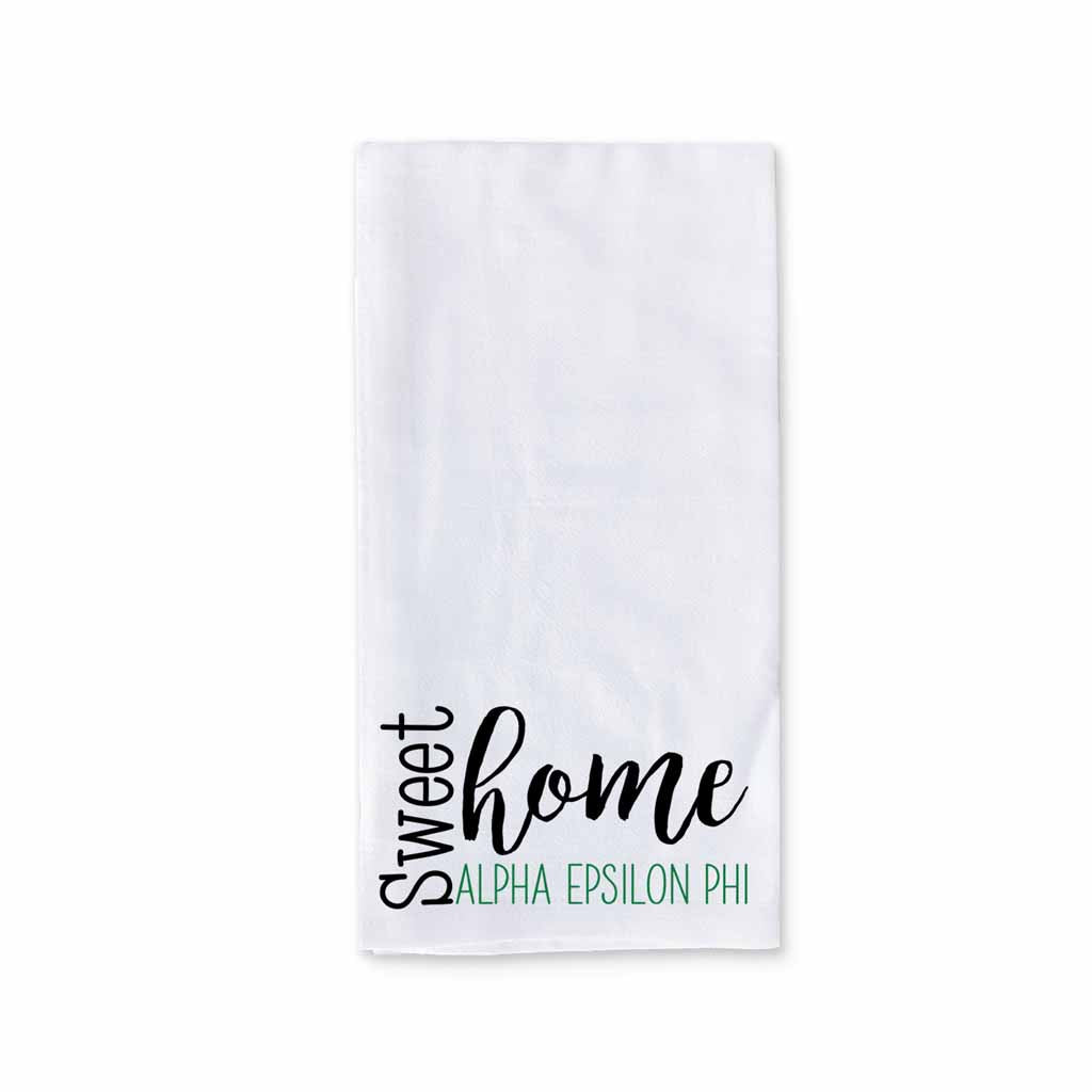 Sweet Home Alpha Epsilon Phi Sorority Kitchen Towel