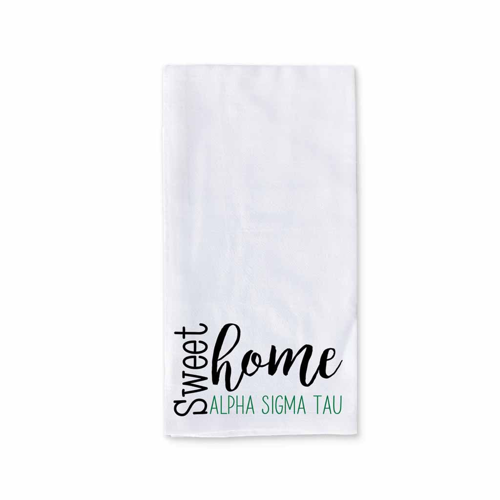 Sweet Home Alpha Sigma Tau Sorority Kitchen Towel