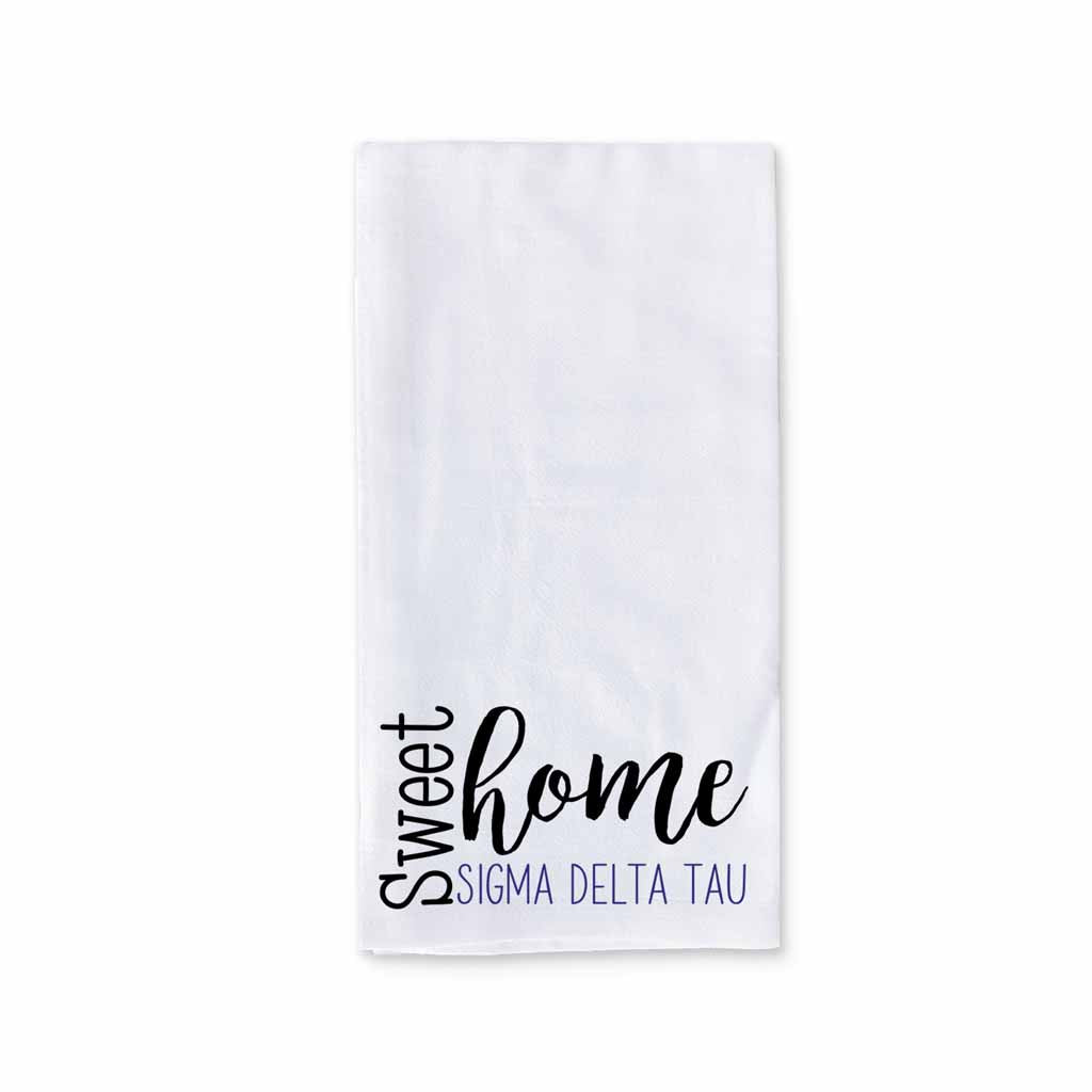 Sweet Home Sigma Delta Tau Sorority Kitchen Towel