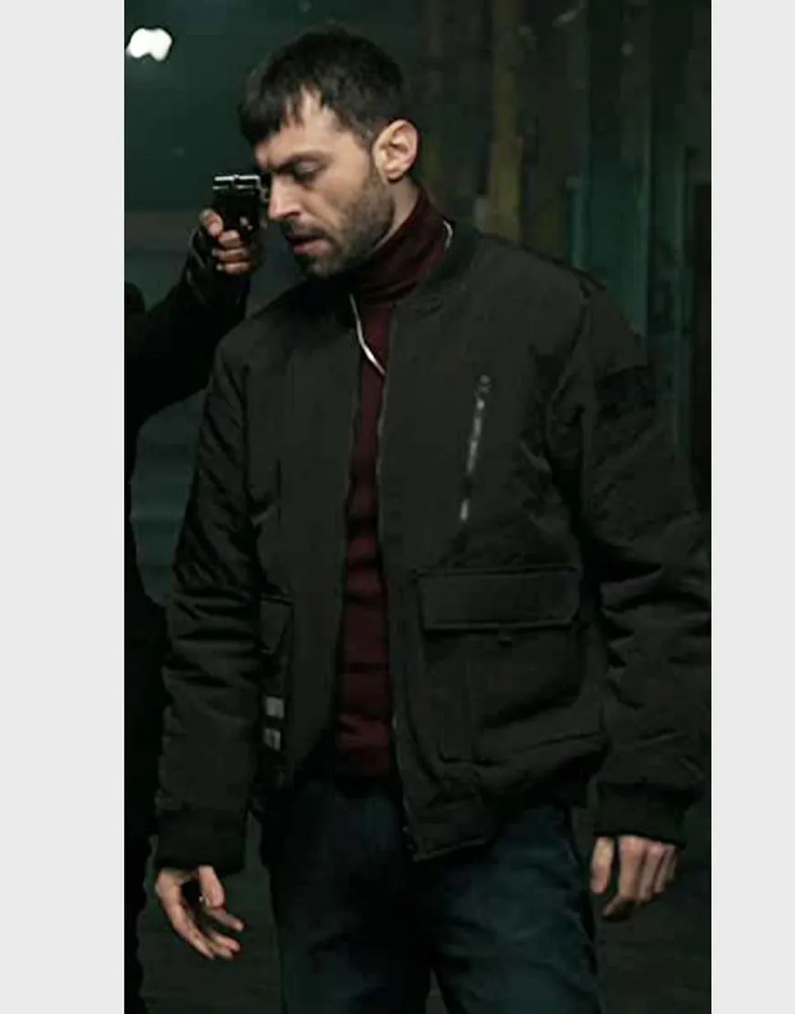 The Equalizer S02 Boris Granolic Bomber Jacket | Max Kelso Black Jacket