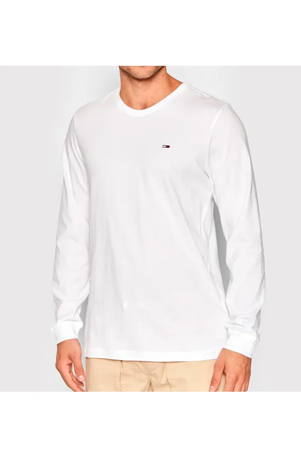 Tommy Hilfiger Regular 2-Pack L/S Tee White/Black