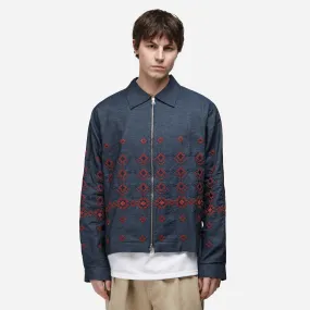 YMC Bowie Embroidered Denim Jacket