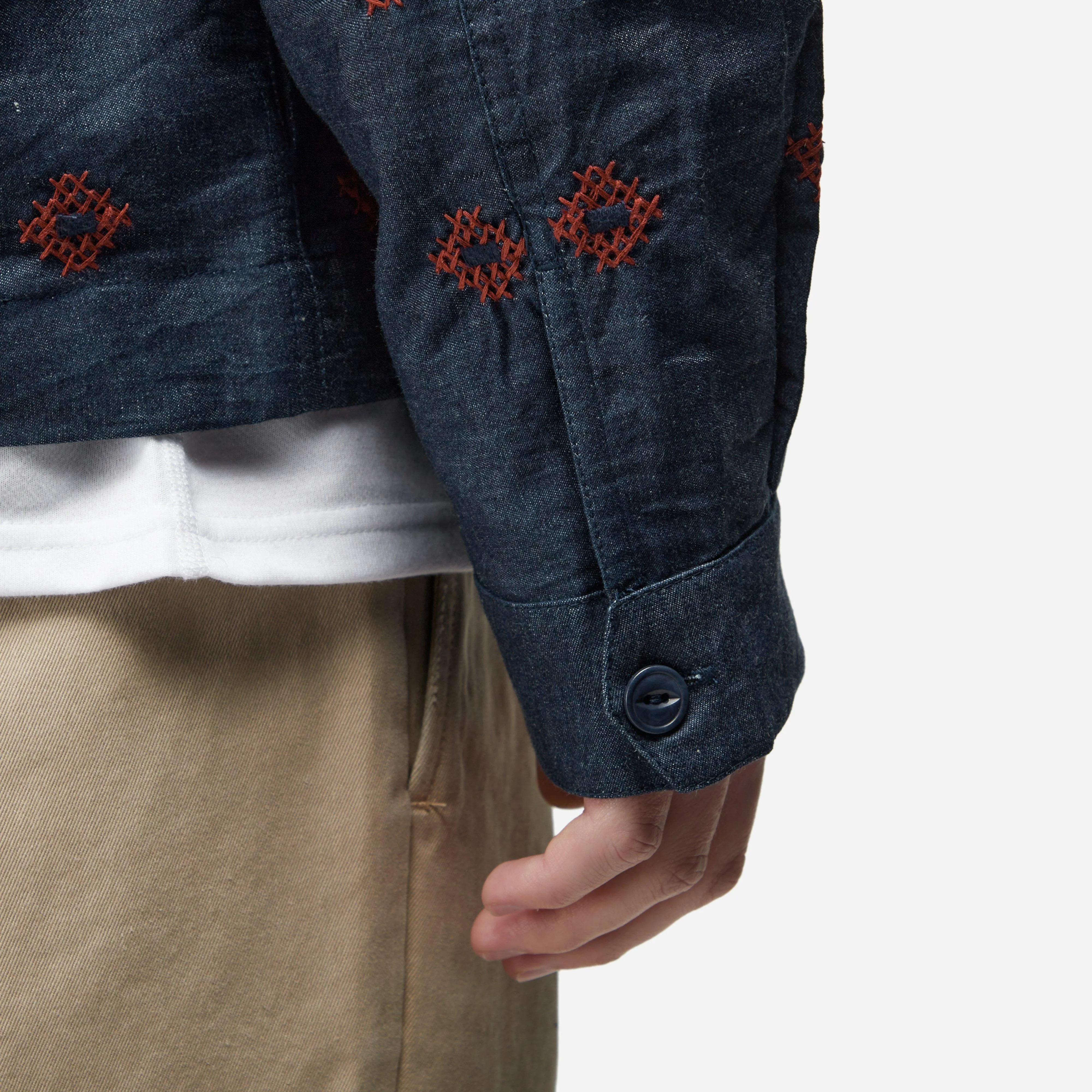 YMC Bowie Embroidered Denim Jacket